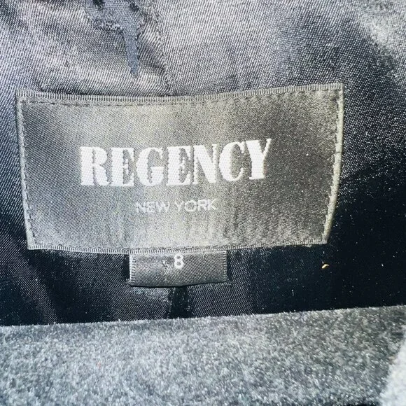 Vintage Regency Pure Cashmere Gray Long Coat Size US 8 / Medium - Picture 5 of 16